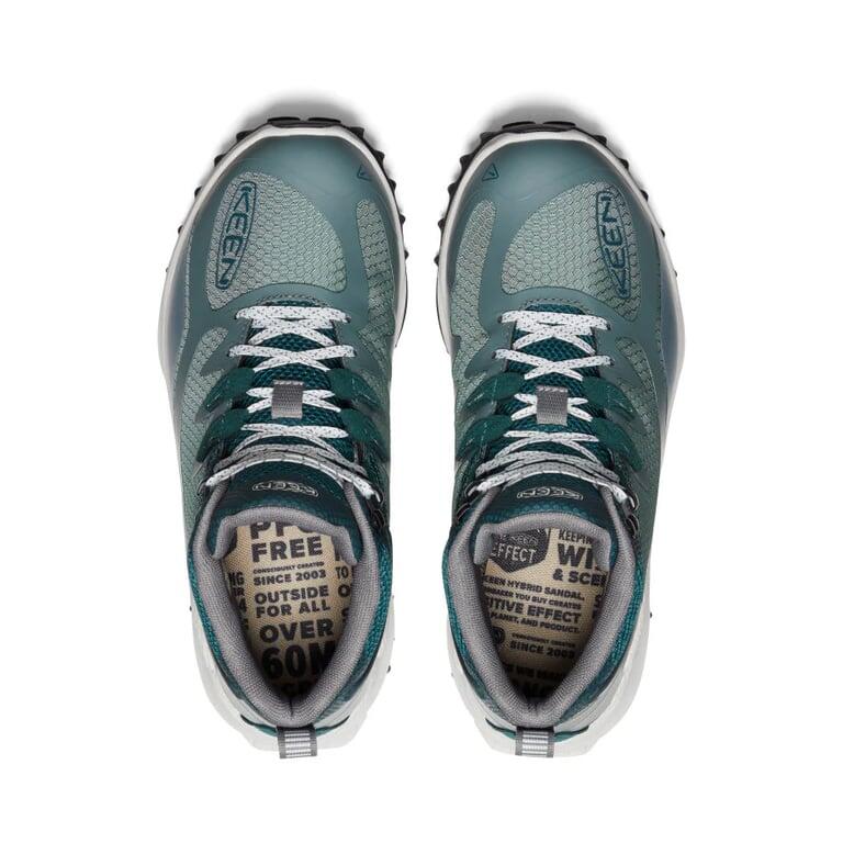 Damesschoenen Keen Wmns Zionic Mid Wp Dark Forest/Sea Moss Blue 4/6