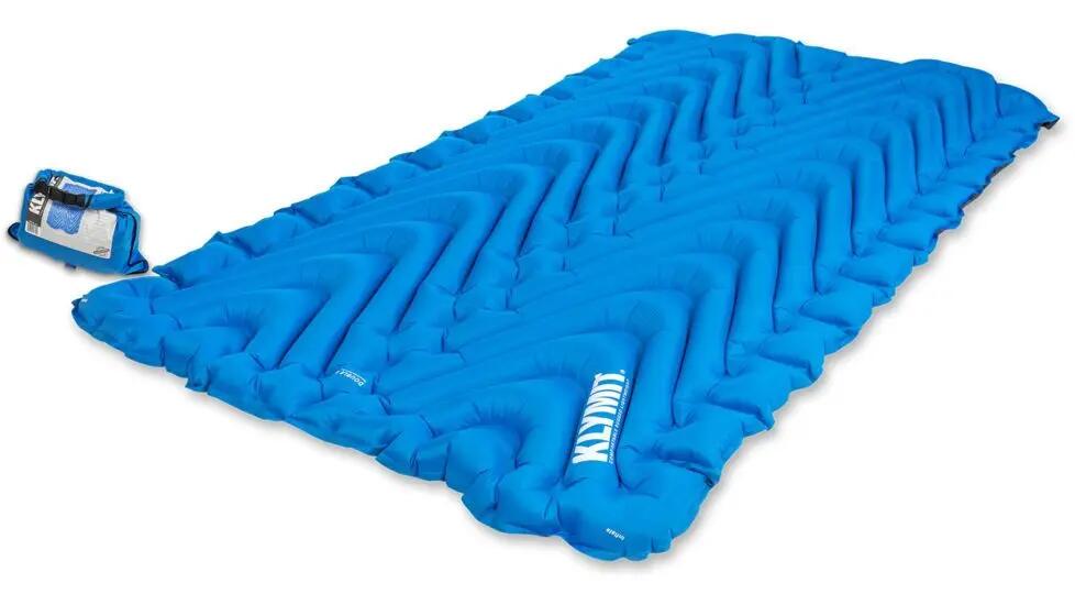 Gepatenteerde zelfopblazende dubbele V-vormige matras Klymit double V 2/5