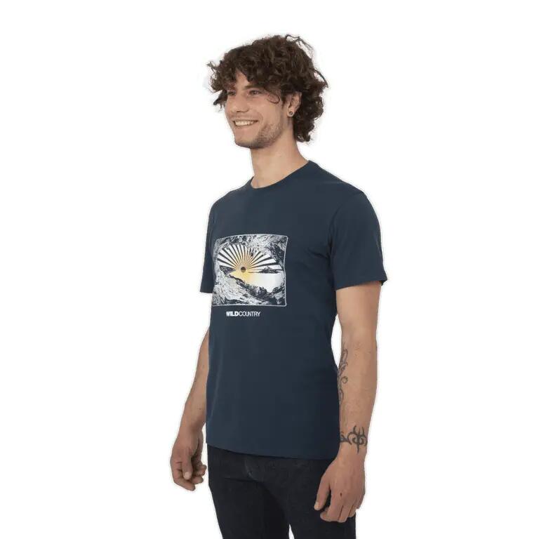 WILD COUNTRY Koszulka męska Flow T-shirt navy-S 3/5