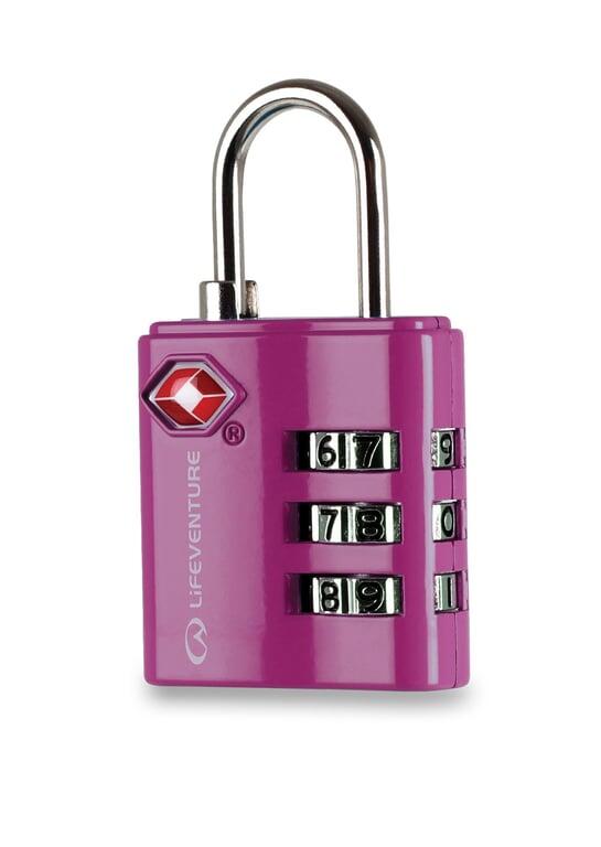Cadenas TSA Lifeventure à 3 molettes – métal, 30x60 mm 7/7