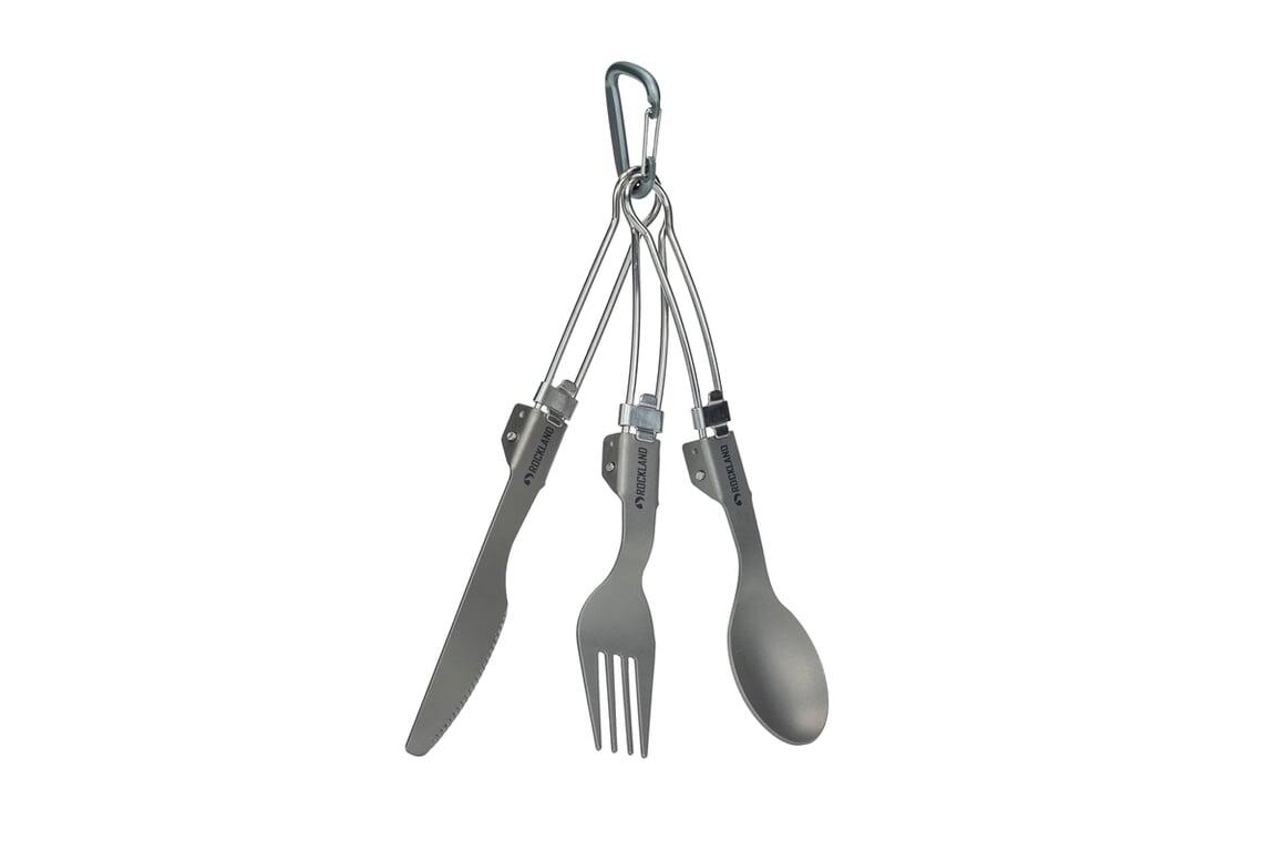 Posate Pieghevoli Da Campeggio Rockland Titanium Tools 3 Pezzi 2/7