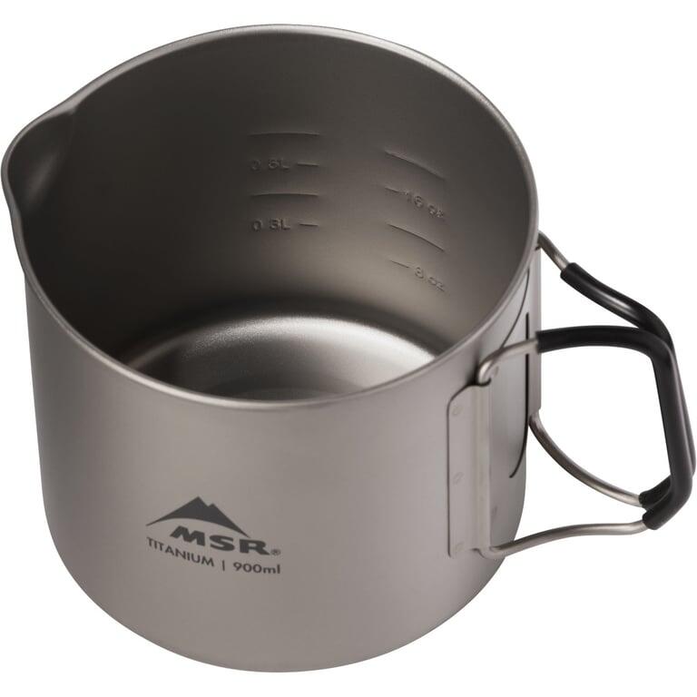 MSR – Titan Kettle 900ml – Casserole en Titane – Cuisine en Plein Air 6/7