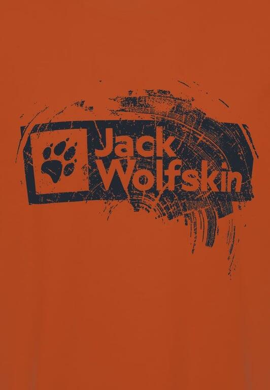 JACK WOLFSKIN Koszulka męska Brand T M burnt orange-M 7/7