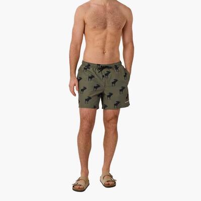 Heren zwemshorts quick dry forest stretch beach shorts