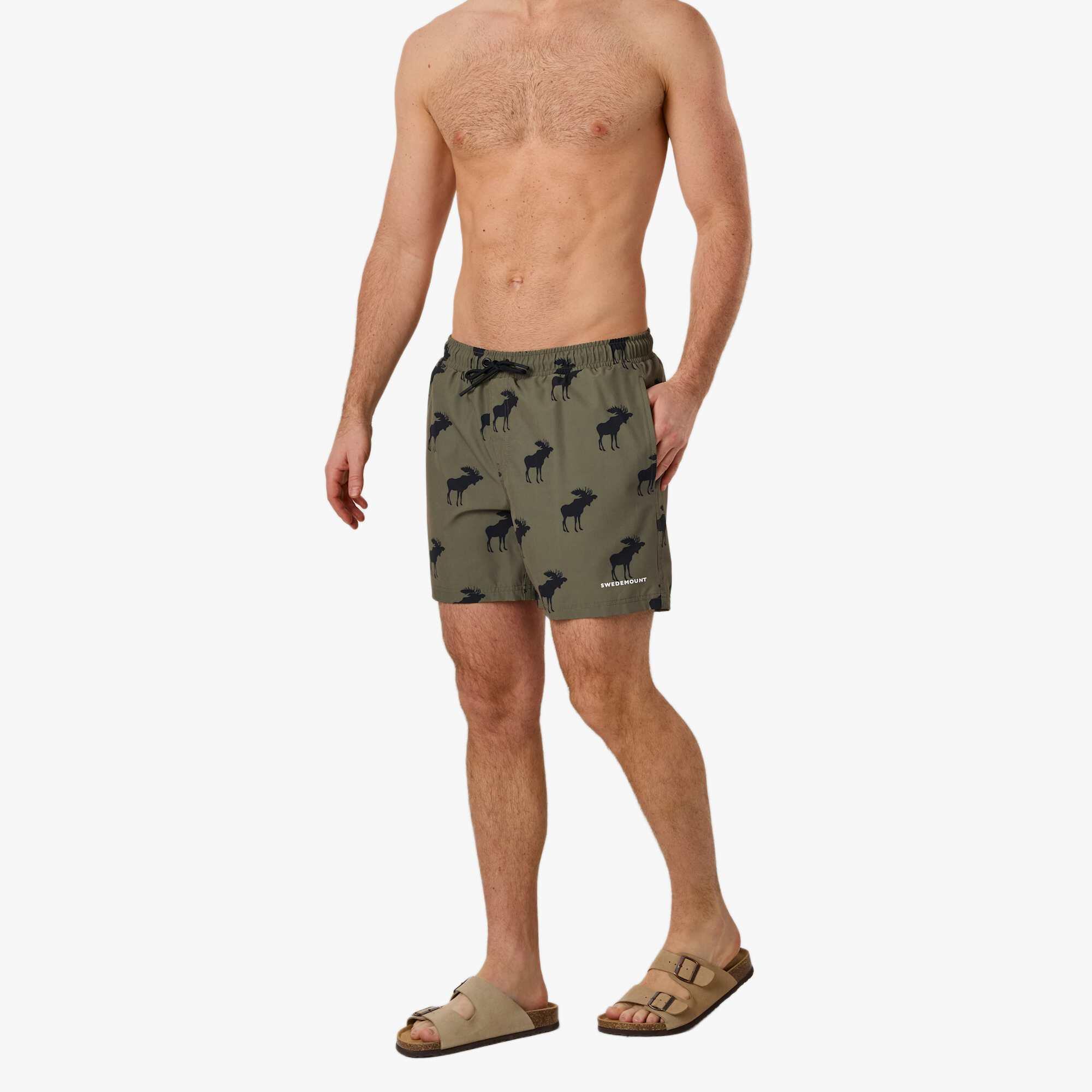 Herren Badeshorts Forest Stretch Quick Dry Beach Shorts 4/6