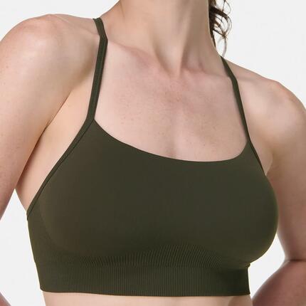 SWEATY BETTY Spirit Restored Yoga Bra Sportbeha ZWART XL