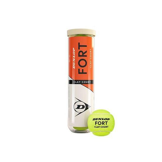 Palla Tennis Dunlop Fort Clay Court (Tubo 4un)