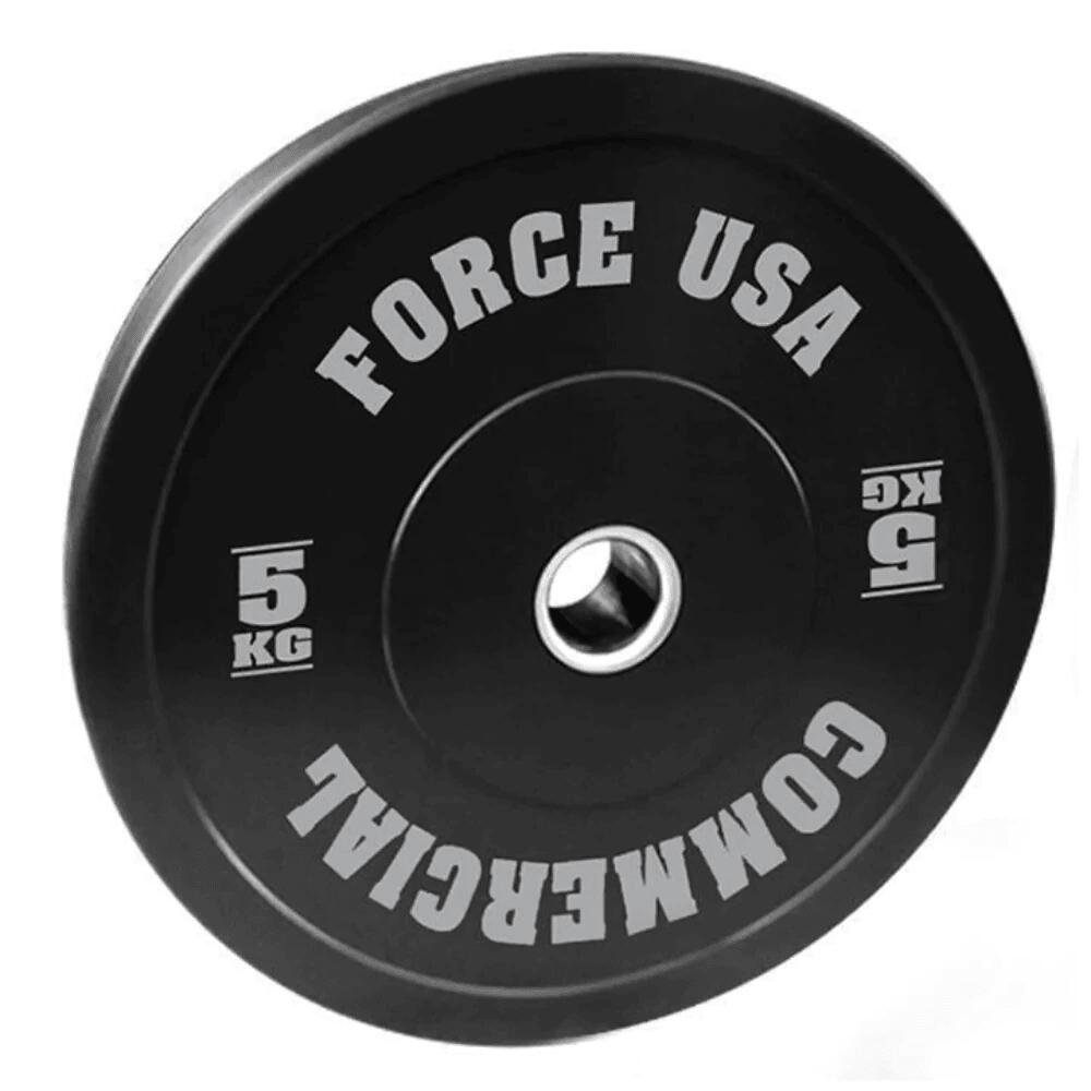 Discos de pesas Force USA 5 Kg Ultimate Training Negro 3/5