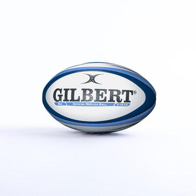 Mini Pallone da rugby RC Vannes Gilbert Bianco e Blu