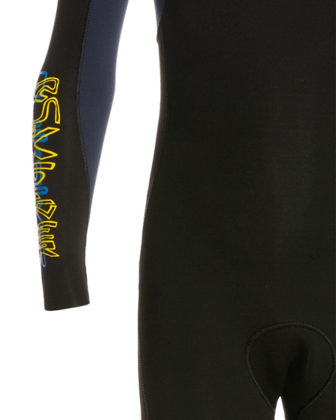 Combinaison de surf zip poitrine 3/2MM EVERYDAY SESSIONS Multicolore Garçon 3/4