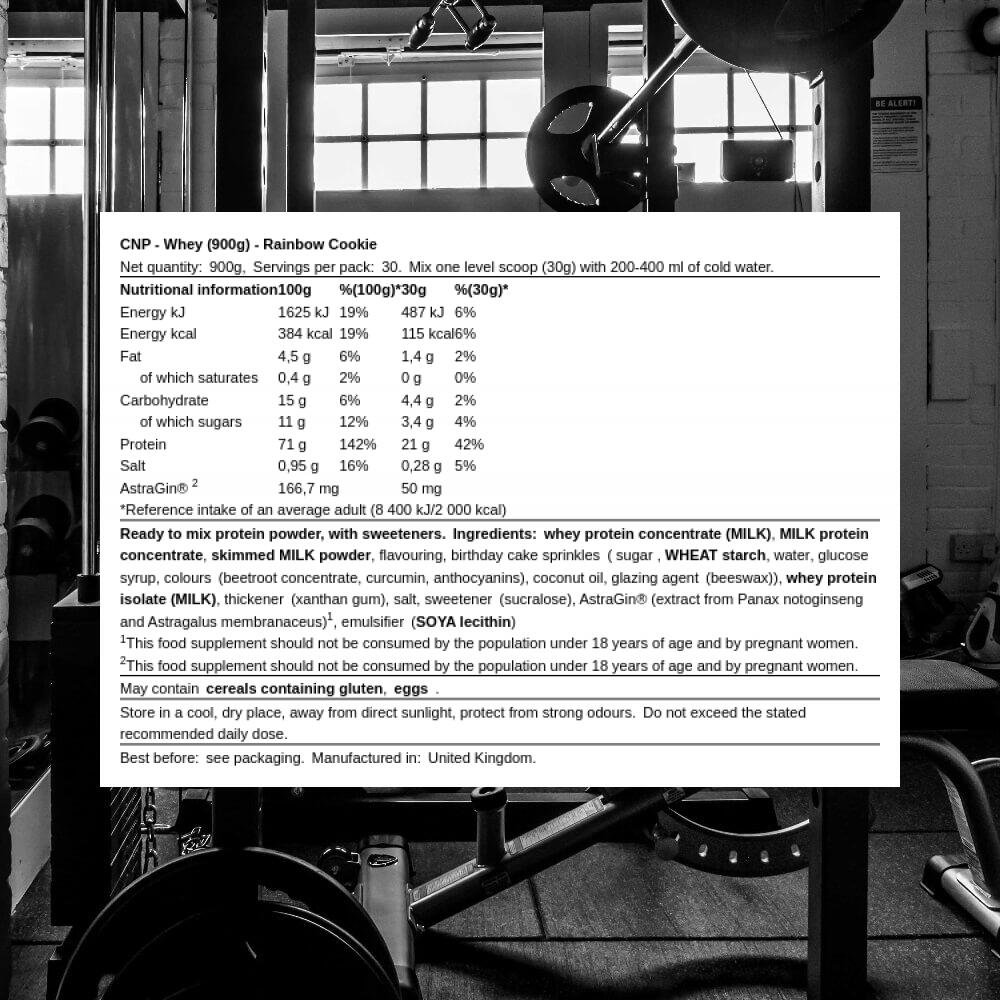 CNP Whey (900g) Rainbow Cookie - Protéines - Mélange de protéines 3/3