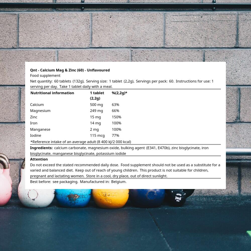 Calcium-Magnésium-Zinc - 60 comprimés 3/3