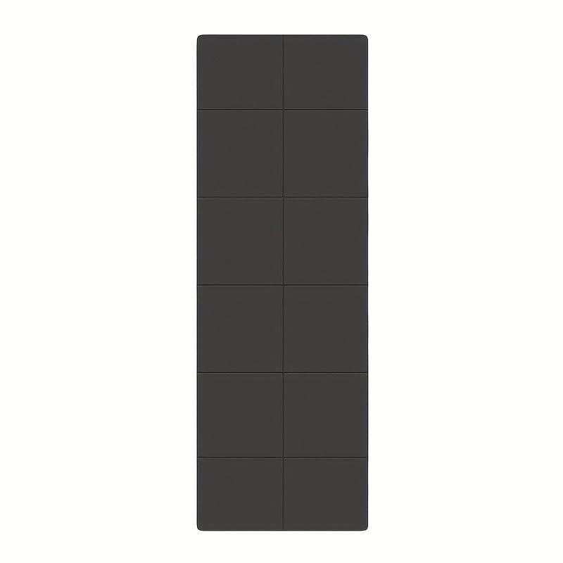 Dual-Sided Non-Slip TPE Exercise Mat for Yoga (Black)