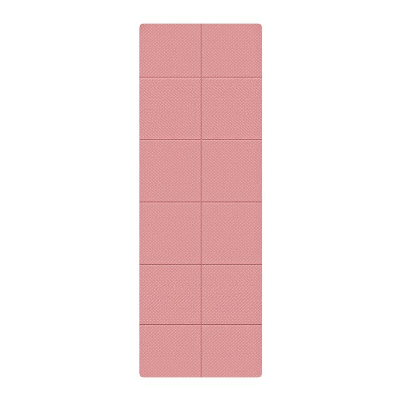 Dual-Sided Non-Slip TPE Exercise Mat for Yoga, Pilates, Kids Nap & Travel (Pink)