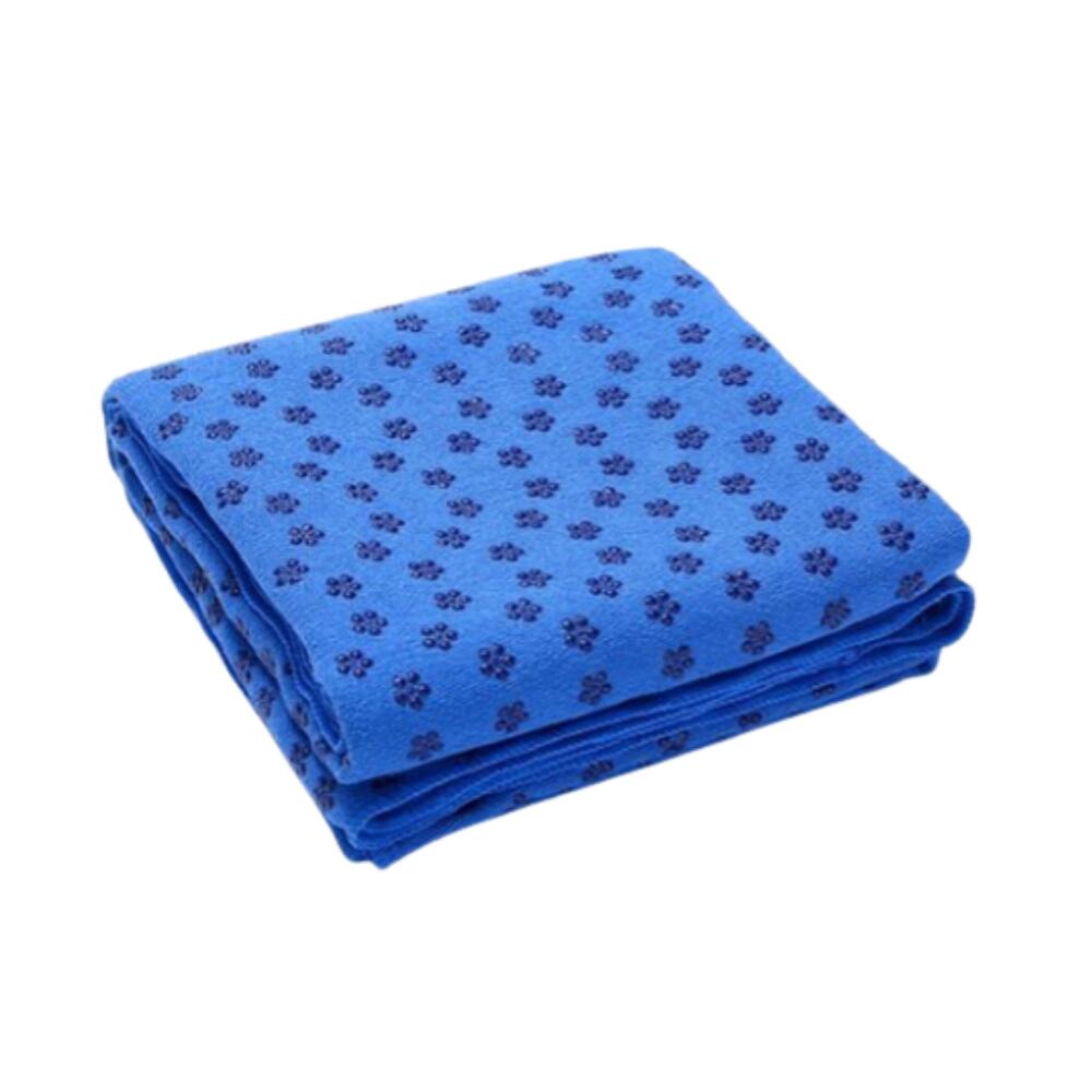 Breathable Yoga Mat with Mesh Storage Bag - Blue