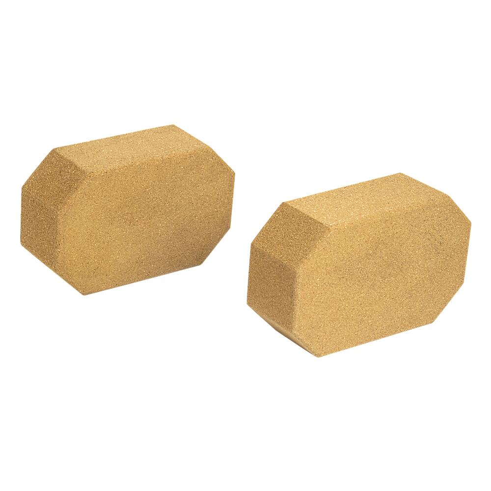 Natural Cork Octagon Yoga Blocks Brick Exercise (2 pcs)