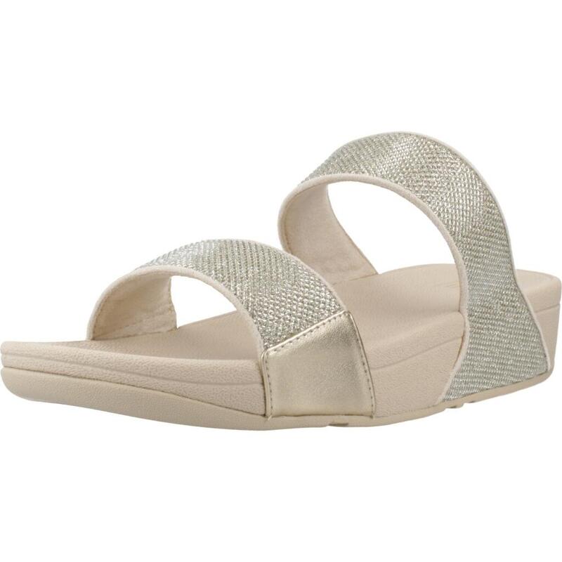 FITFLOP FitFlop Lulu Shimmerglitz Slides  PLATINO 38
