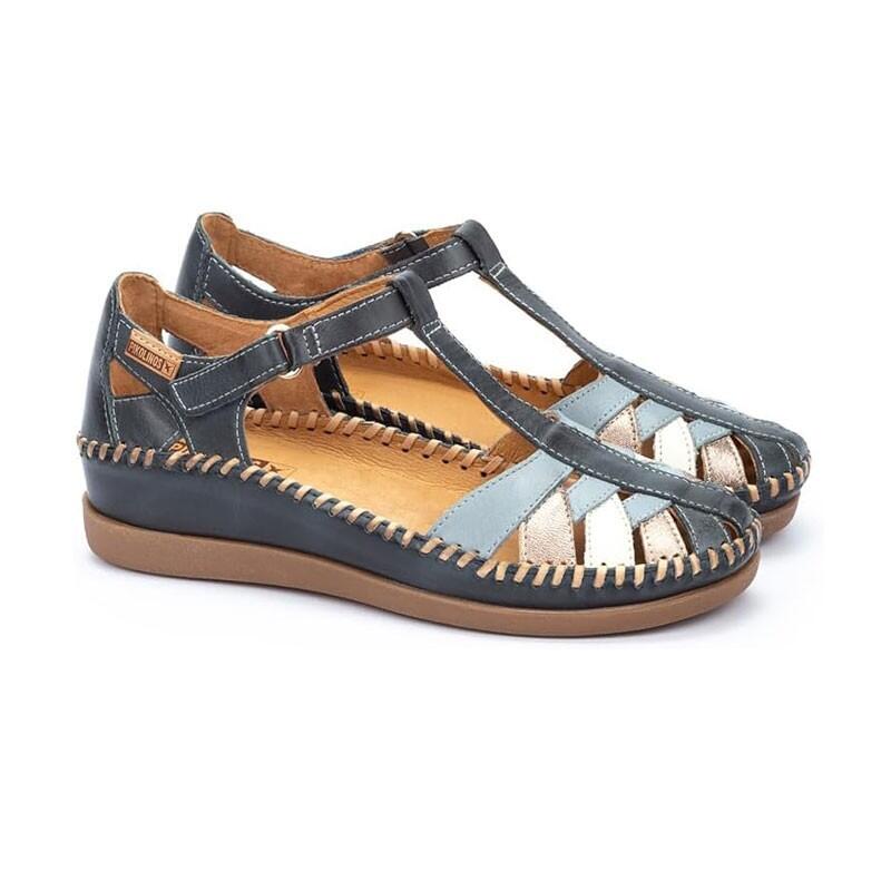 Sandali Bassi Donna Pikolinos W8k-0705 Blu 3/5