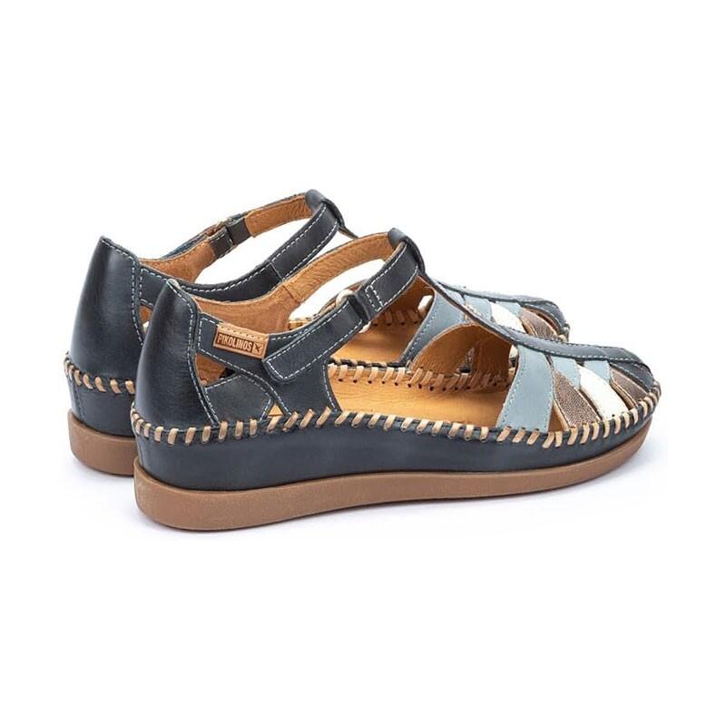 Sandali Bassi Donna Pikolinos W8k-0705 Blu 4/5