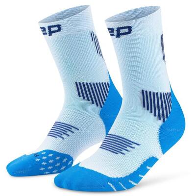 Cep run mid-cut compressie sokken - lichtblauw - dames