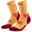 Sosete compresie peste glezna - run socks mid cut 5.0 - marigold | burgundy