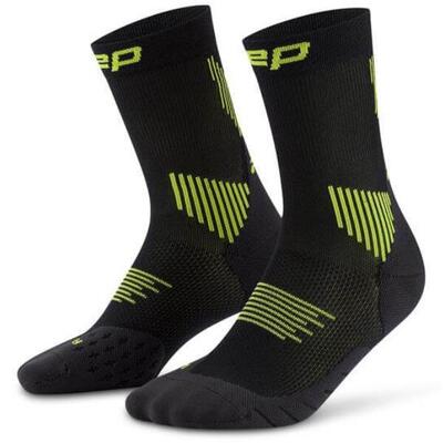Cep run mid-cut compressie sokken - donkerblauw - heren
