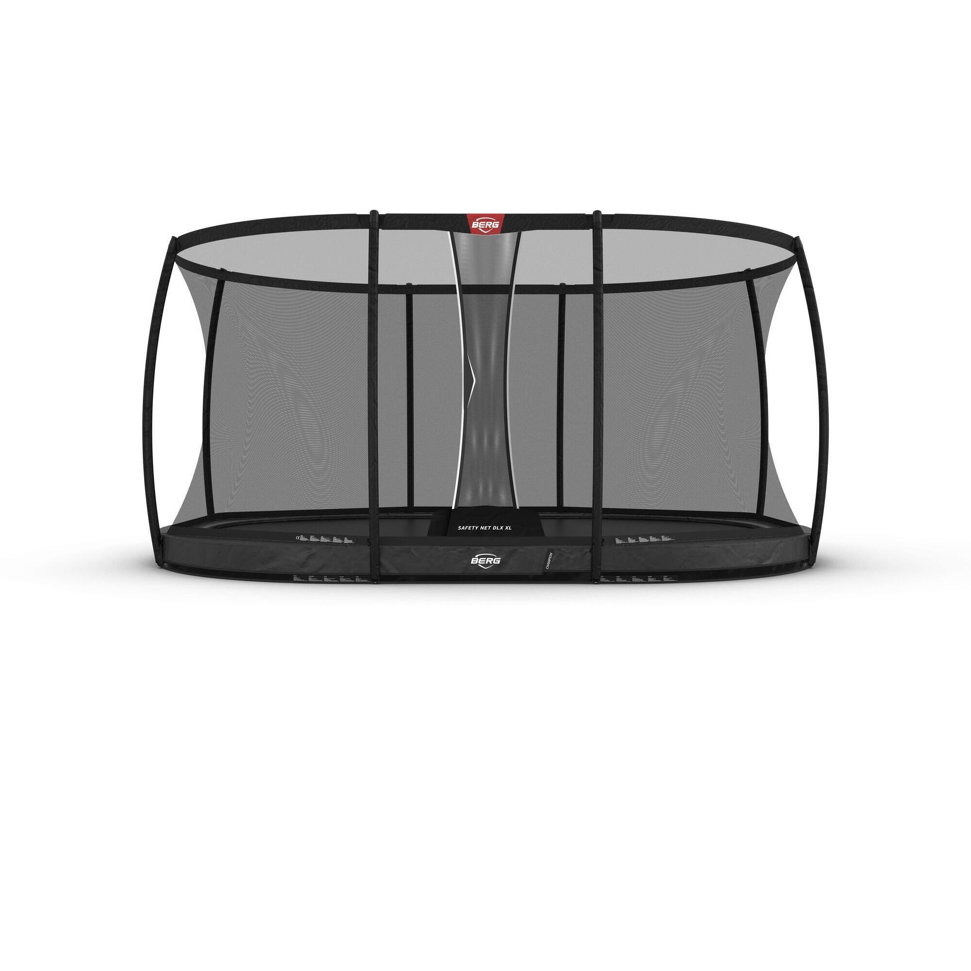 BERG Trampolína Grand Champion InGround 520 + Bezp. Síť DLX XL Šedá