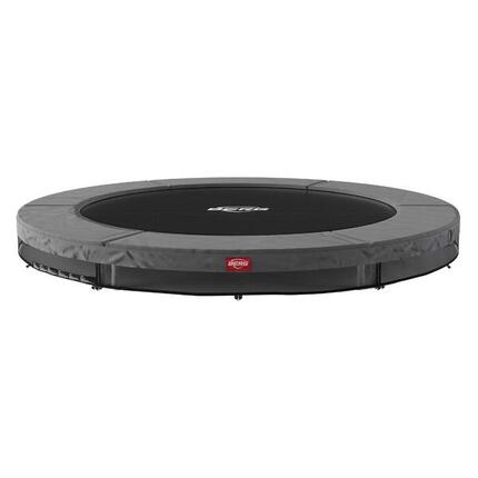 Trampolina Favorit InGround 200 + Siatka Bezp. Comfort Szary
