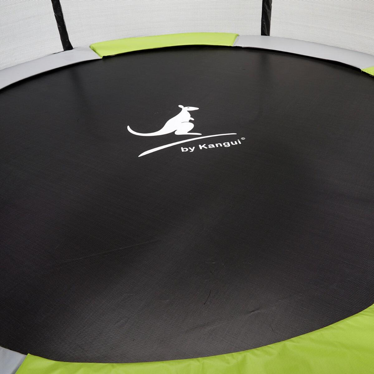 Trampoline RALLI Ø 250 échelle bâche ancrage vert gris – Garantie 5 ans 4/7