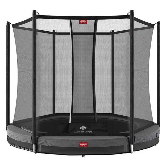 Trampoline Favorit InGround 270 + Filet Séc. Comfort Gris