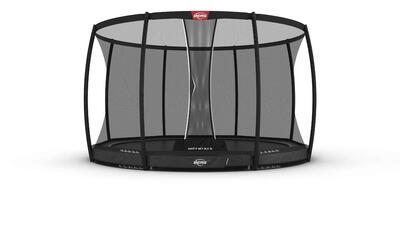 Trampoline champion inground 430 + veiligheidsnet dlx xl grijs