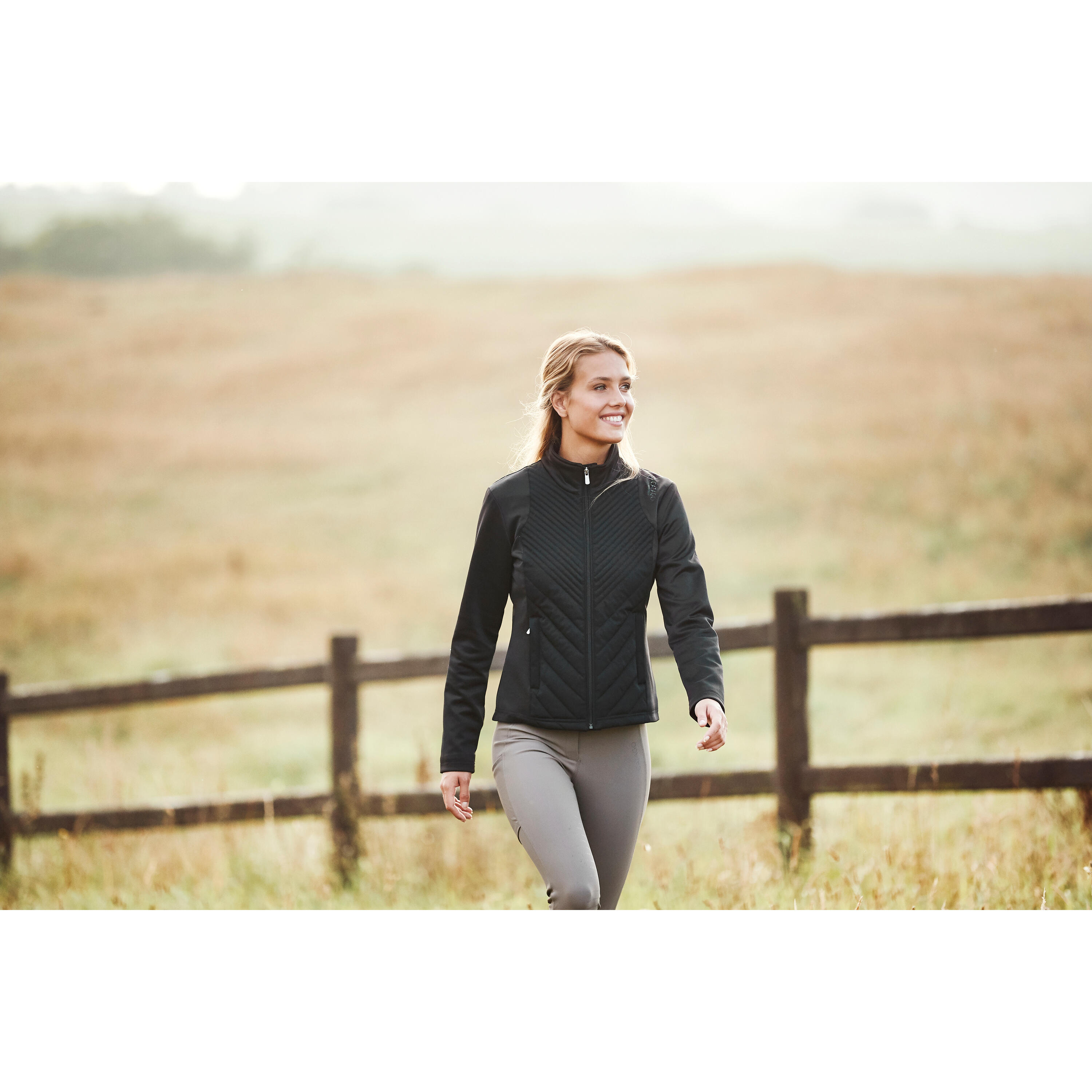 Full Grip Reitleggings mit Gürtelschlaufen Frau Catago River 3/5