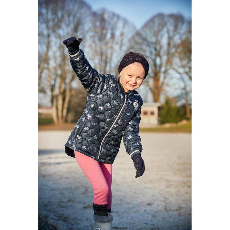 Legging pentru echitație Equipage cu grip complet pentru fete