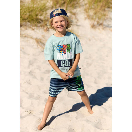 Spodenki Kąpielowe Chłopięce LEGO Ninjago Aiko314 Granatowe