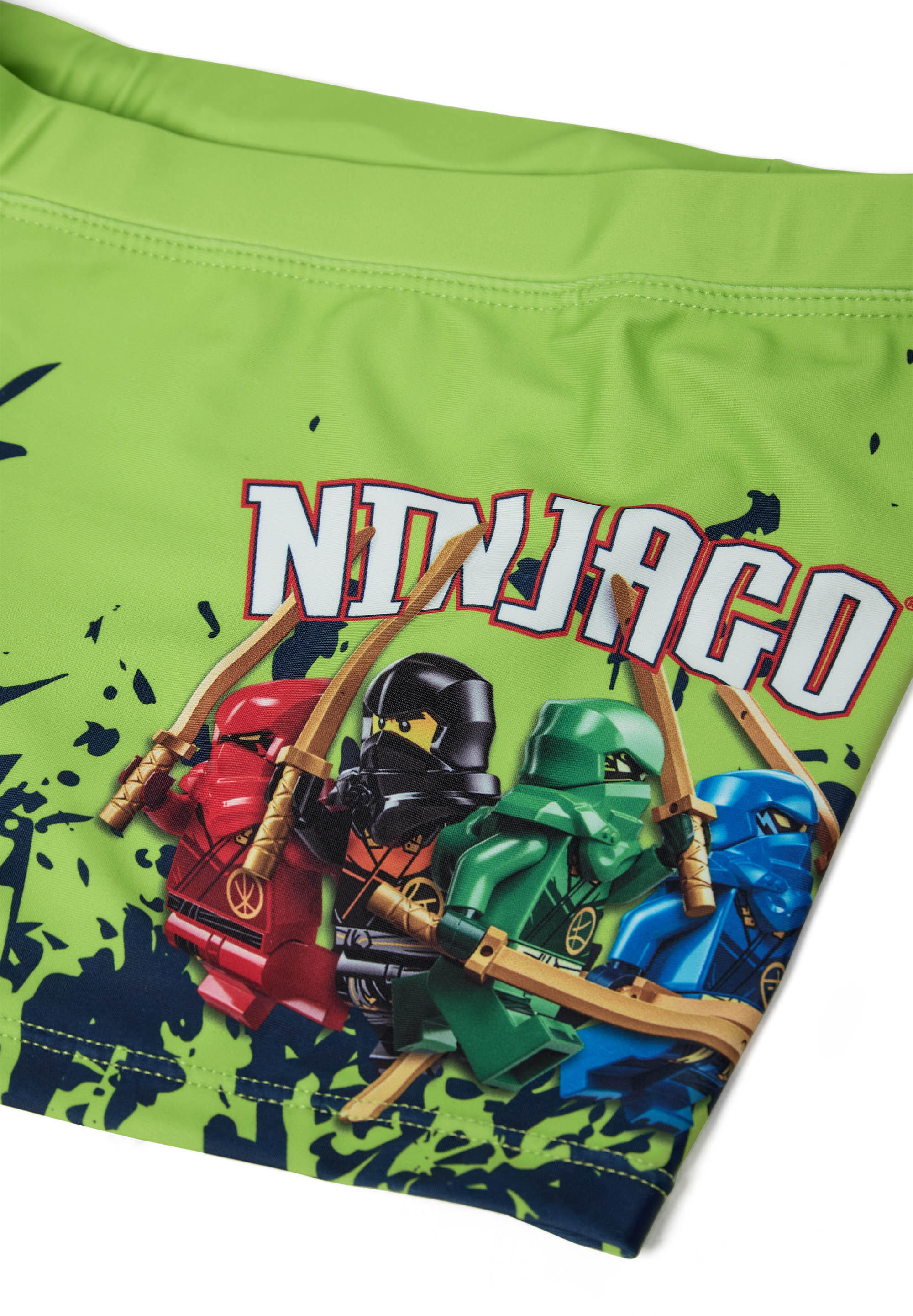 Kąpielówki Chłopięce LEGO Ninjago Aiko310 Limonkowe 3/4