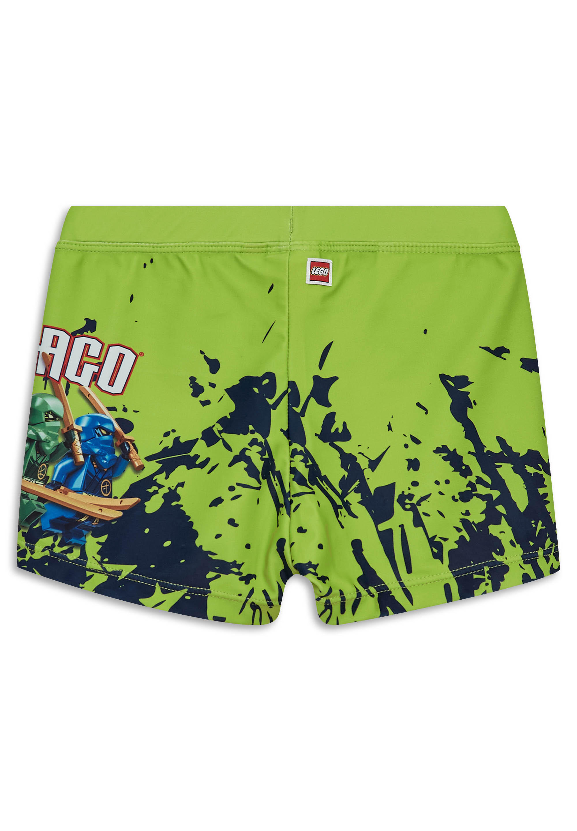 Kąpielówki Chłopięce LEGO Ninjago Aiko310 Limonkowe 4/4