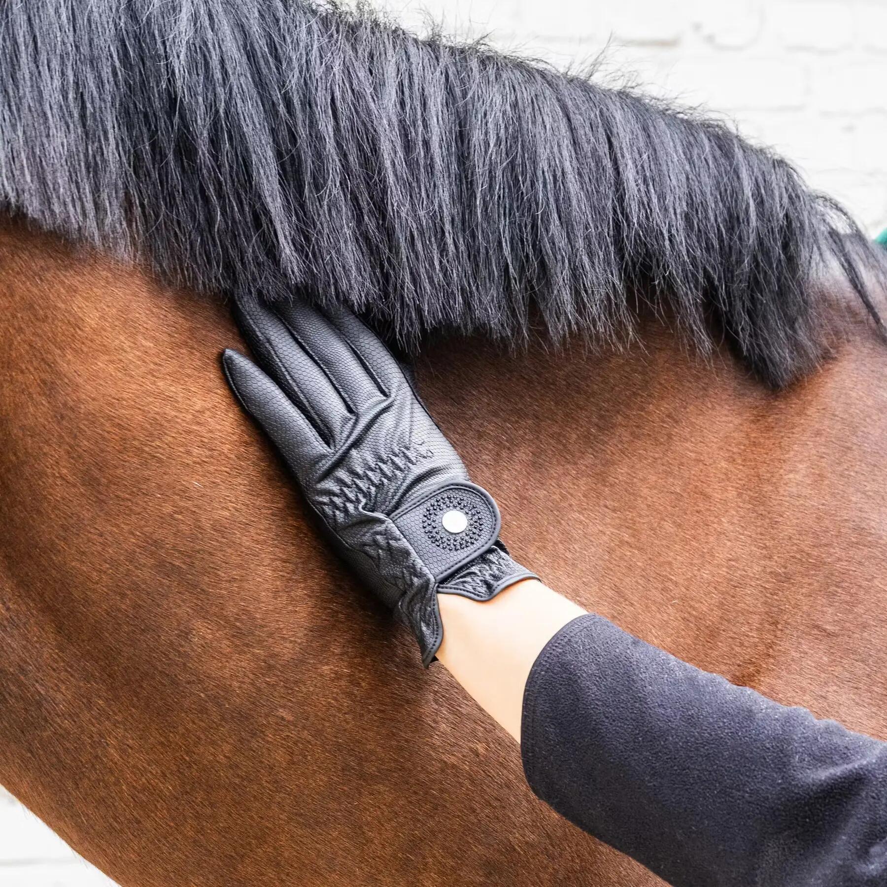 Reithandschuhe Kentucky Horsewear Grip Glitter 3/5