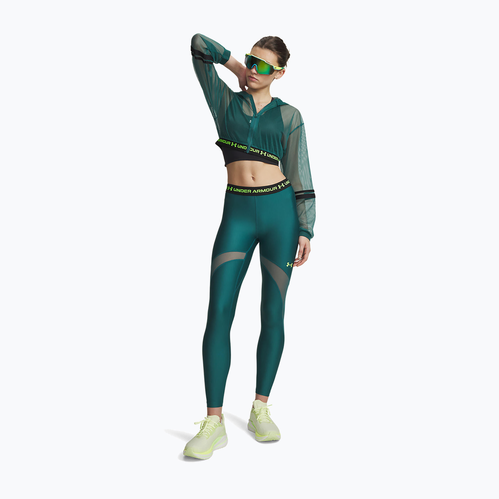 Legginsy treningowe męskie Under Armour HeatGear Mesh 2/3