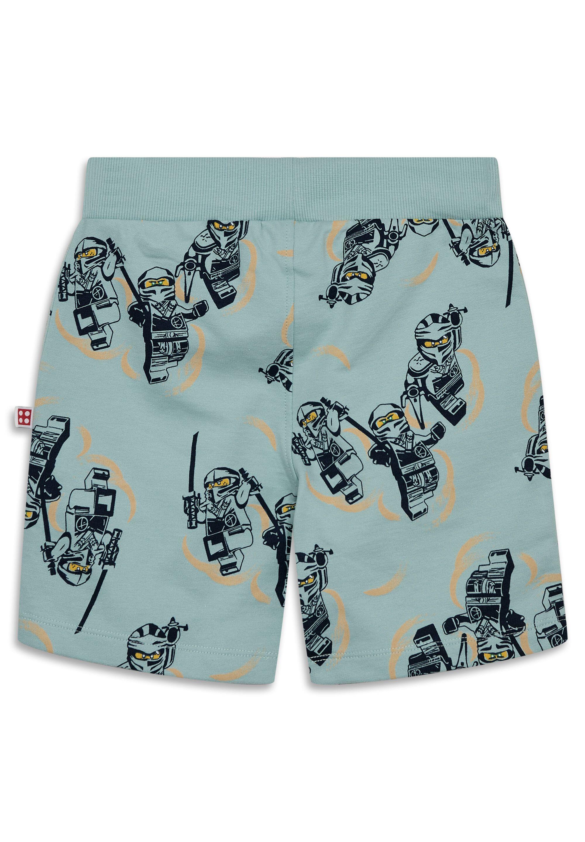Spodenki Chłopięce LEGO Ninjago Pino301 Turkusowe 3/7