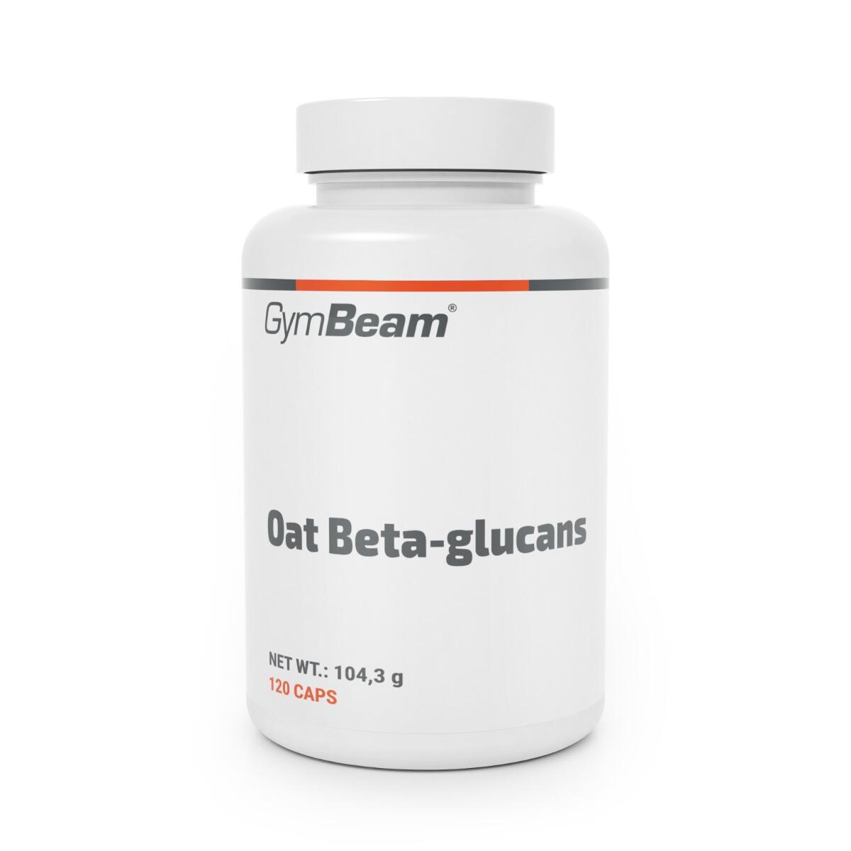 GYMBEAM Beta-glukany ovesné 120 kapslí