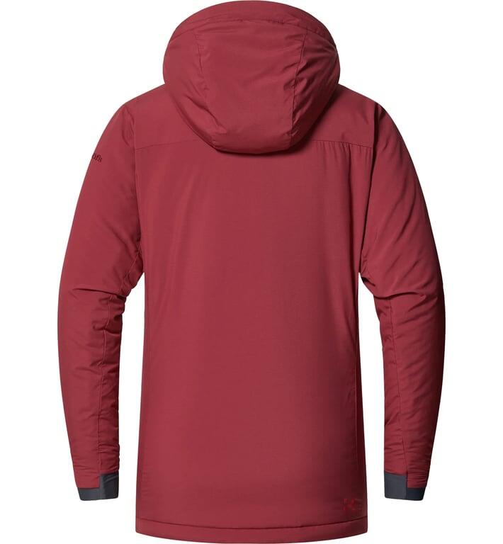 HAGLOFS Kurtka ocieplana damska Mimic Alert Hood Women carmine red-S 6/7