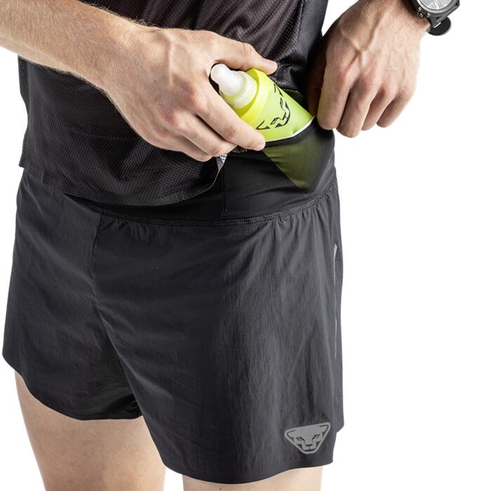 DYNAFIT Spodenki męskie DNA 2in1 SPLIT SHORTS MEN black out/0520-L 3/4