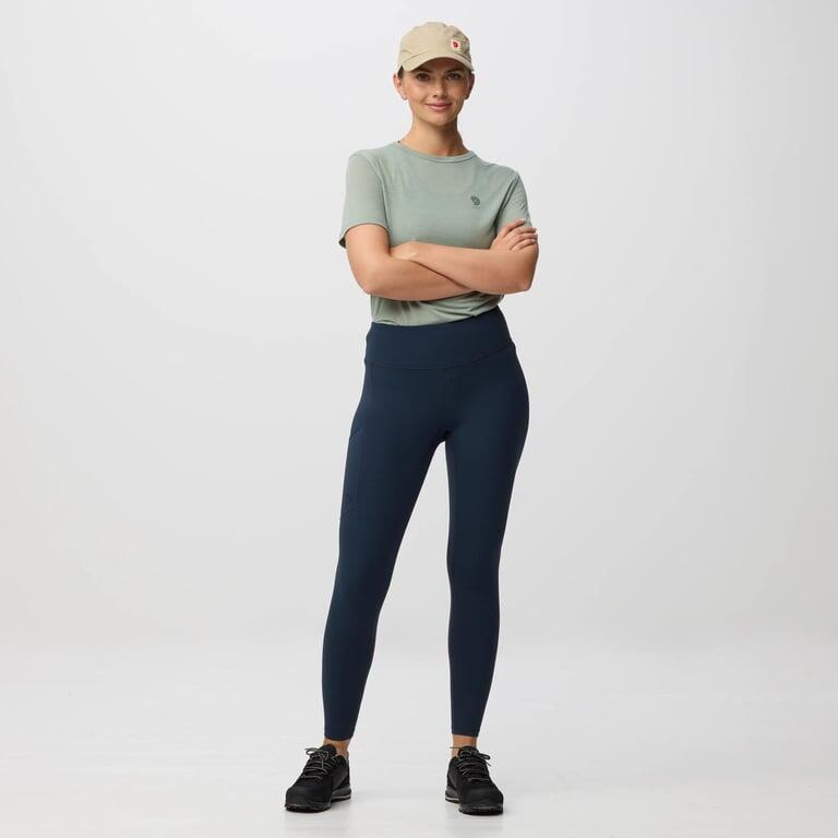 FJALLRAVEN Legginsy damskie High Coast Tights W black-M 3/7