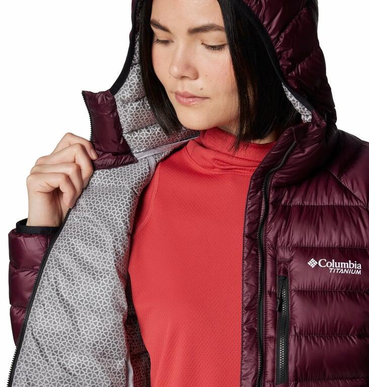 COLUMBIA Kurtka puchowa damska Arctic Crest Down Hooded Jacket moonvista-S 4/7