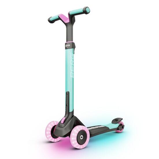Trottinette pour Enfants, 2+ Ans, Pliable, LED-Deck, Nexo Menthe