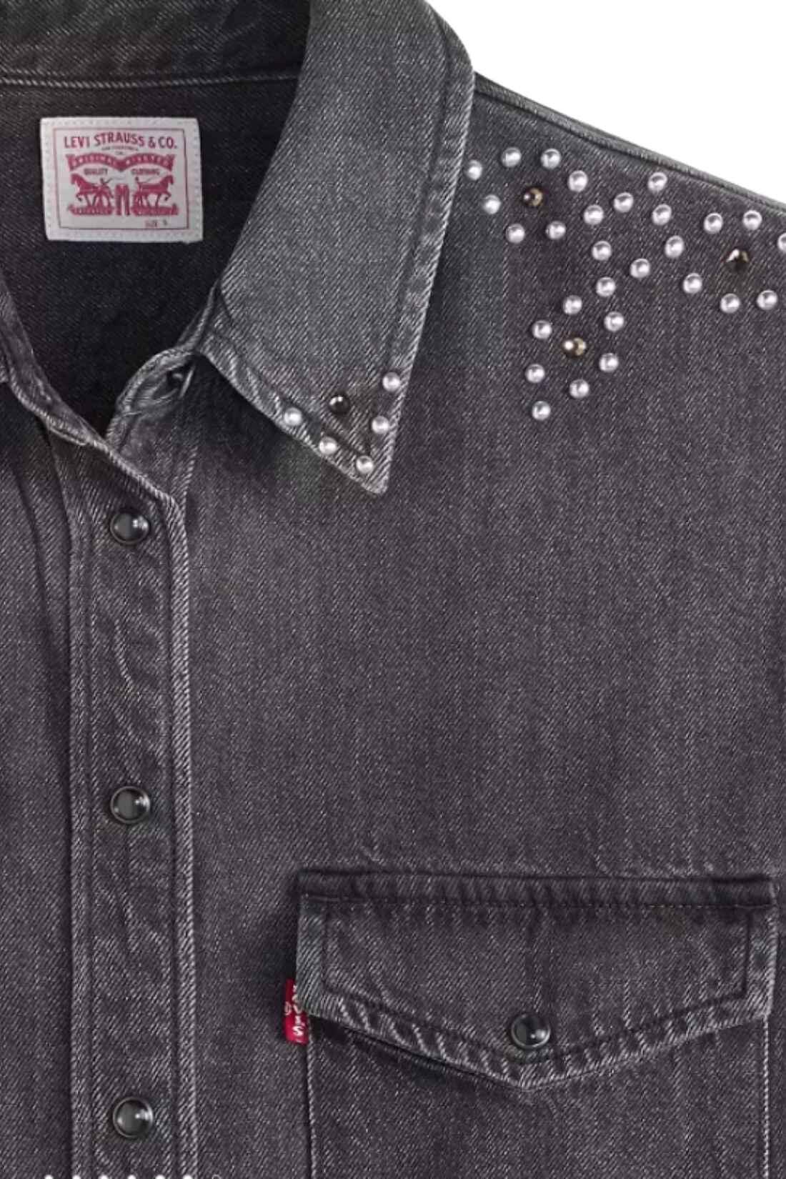 Camicia donna Western con borchie 4/5