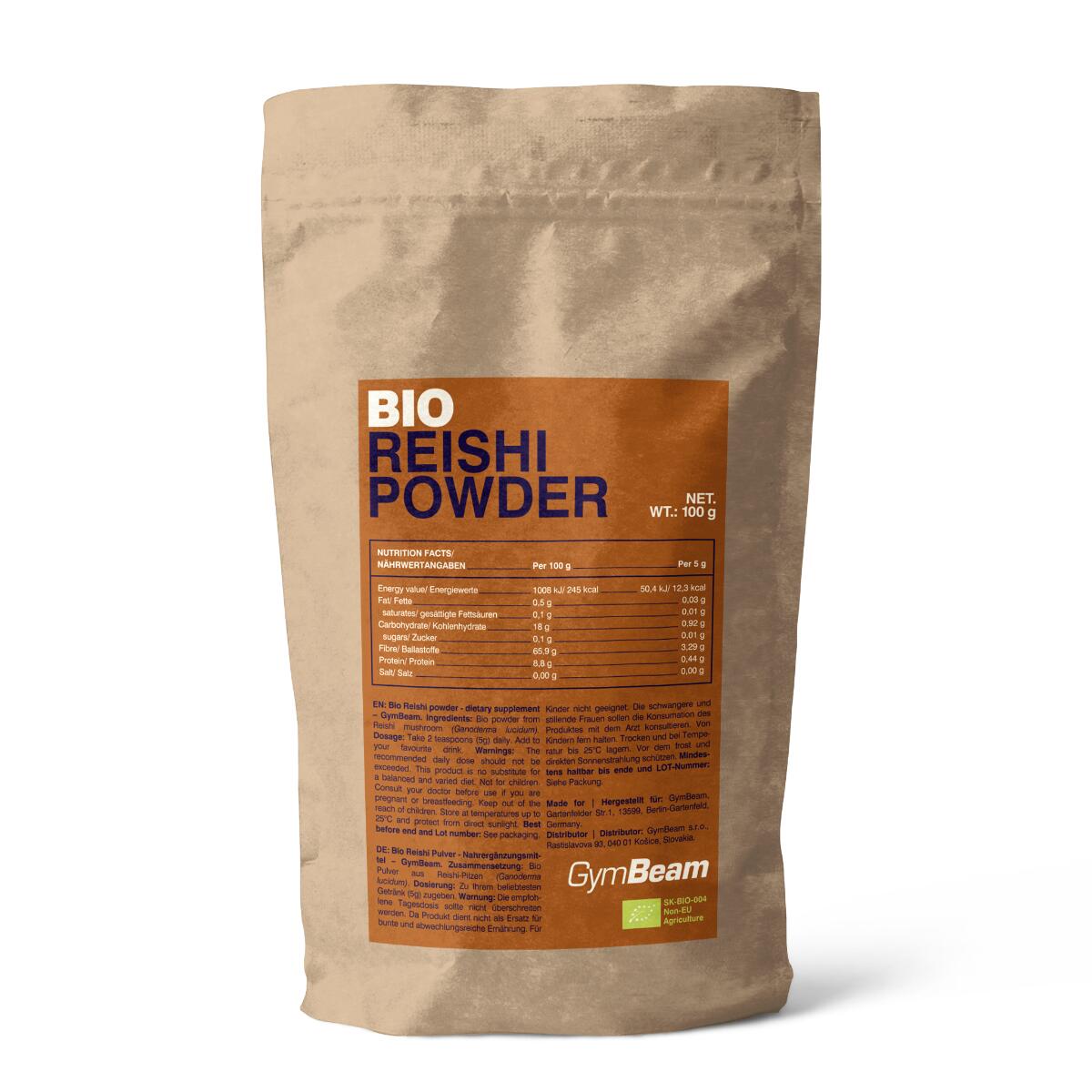 GYMBEAM Reishi prášek BIO 100 g