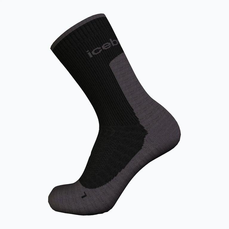 ICEBREAKER Skarpety męskie Merino Hike+Light Crew Black/obsidian r.42-44 3/3