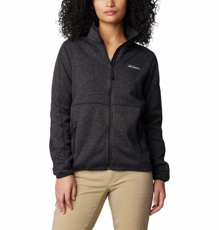 COLUMBIA Polar damski Sweater Weather Full Zip II black heather-L