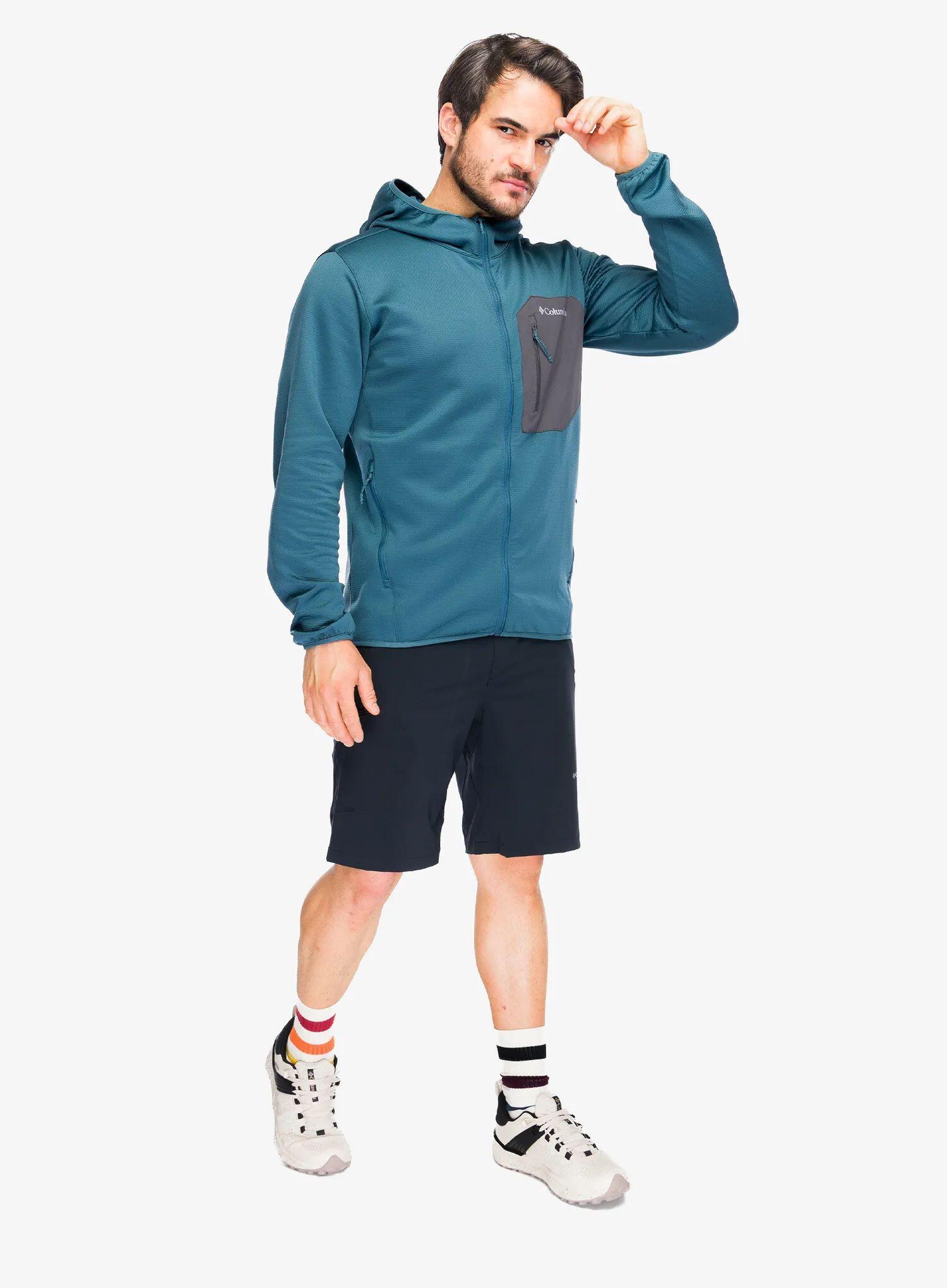 Bluza z kapturem męska Columbia Tall Heights Hdd Grid Fleece Full Zip 3/7